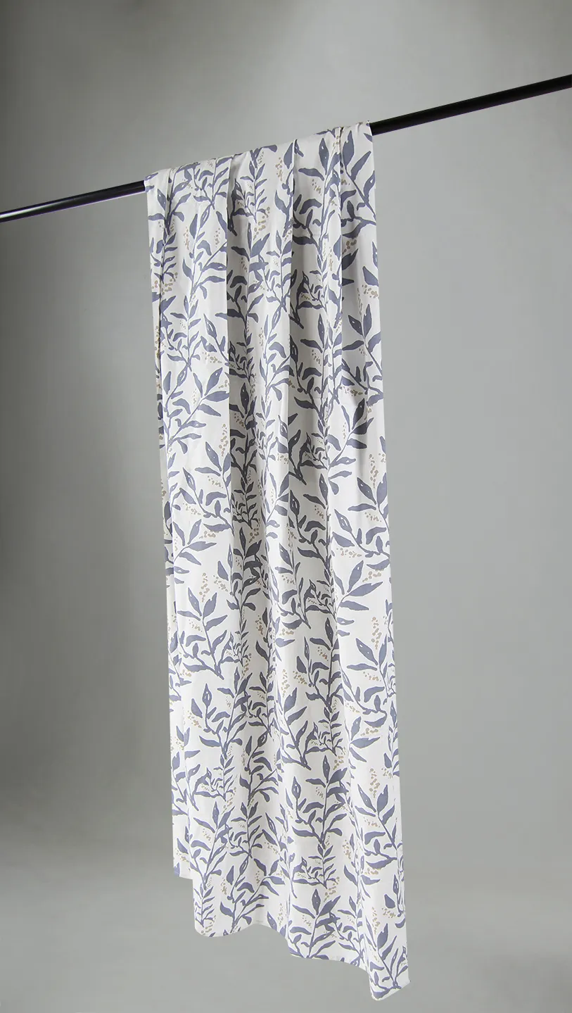 Rideaux - Rideau en coton Katri (bleu)