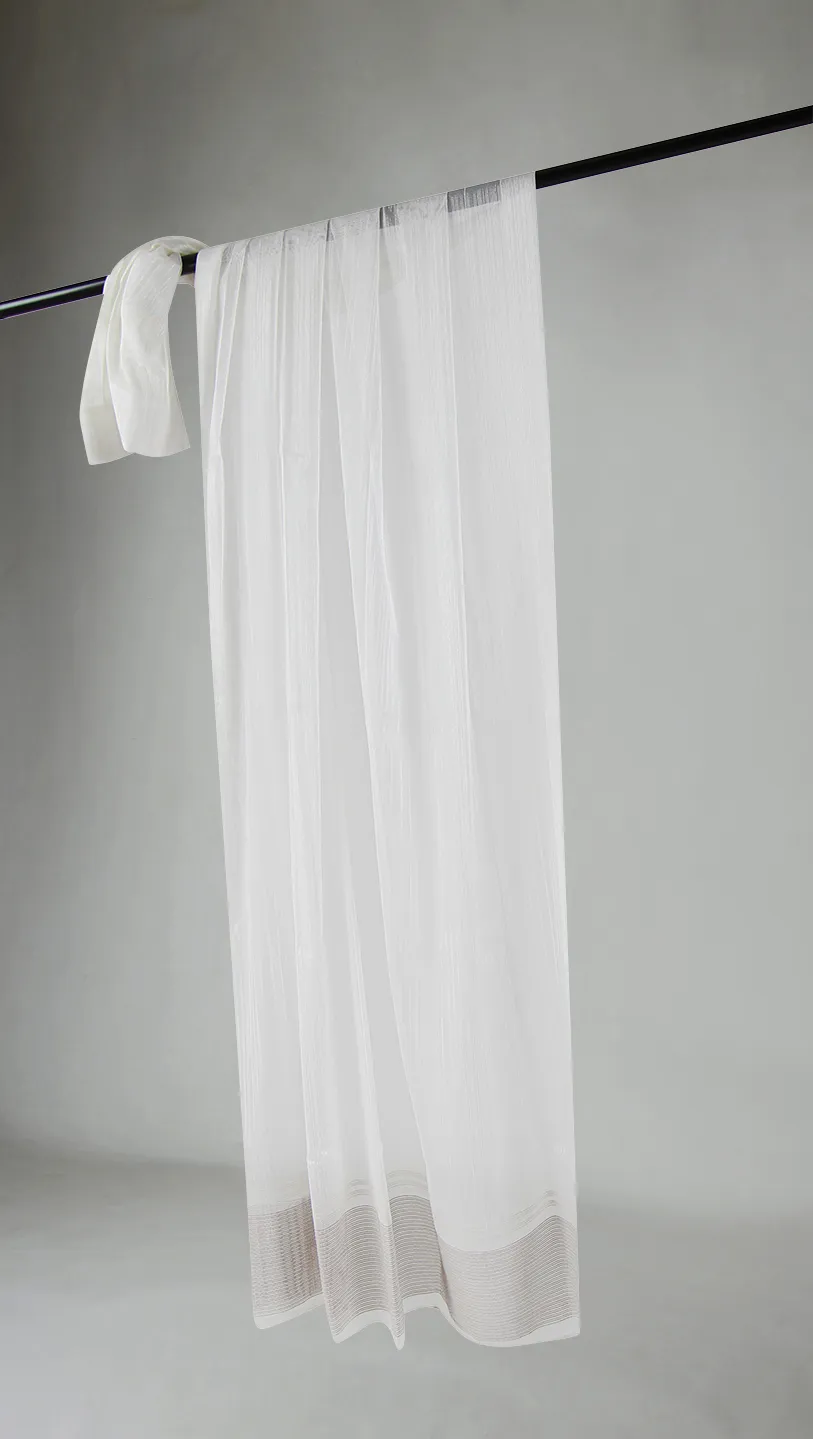 Rideaux - Rideau en dentelle Capucine (blanc)