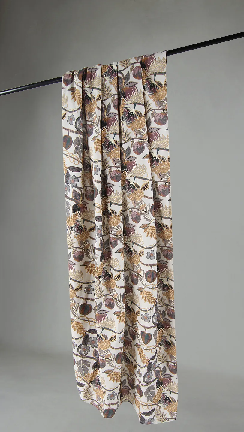 Rideaux - Rideau en coton Lise (marron)