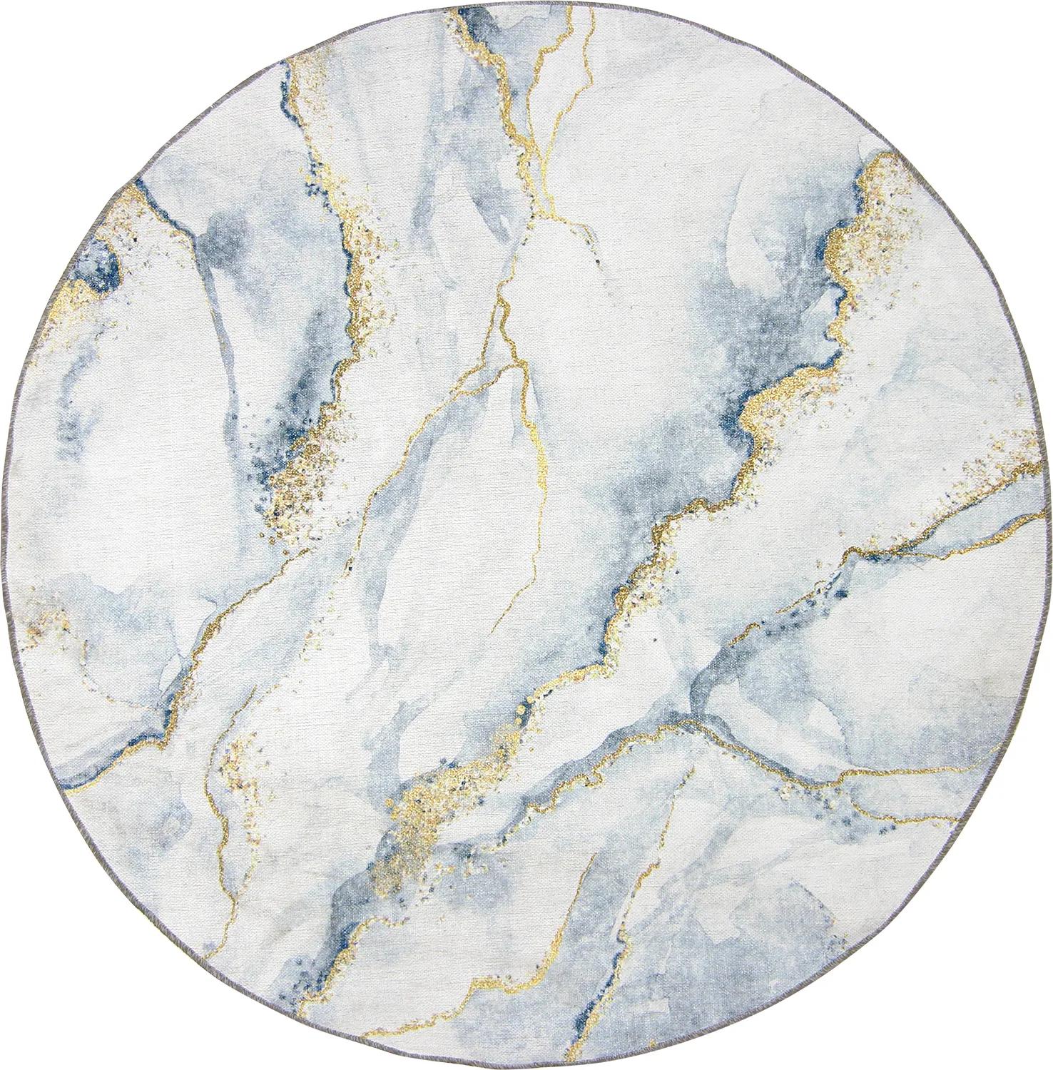 Tapis rond - Genova (blanc)