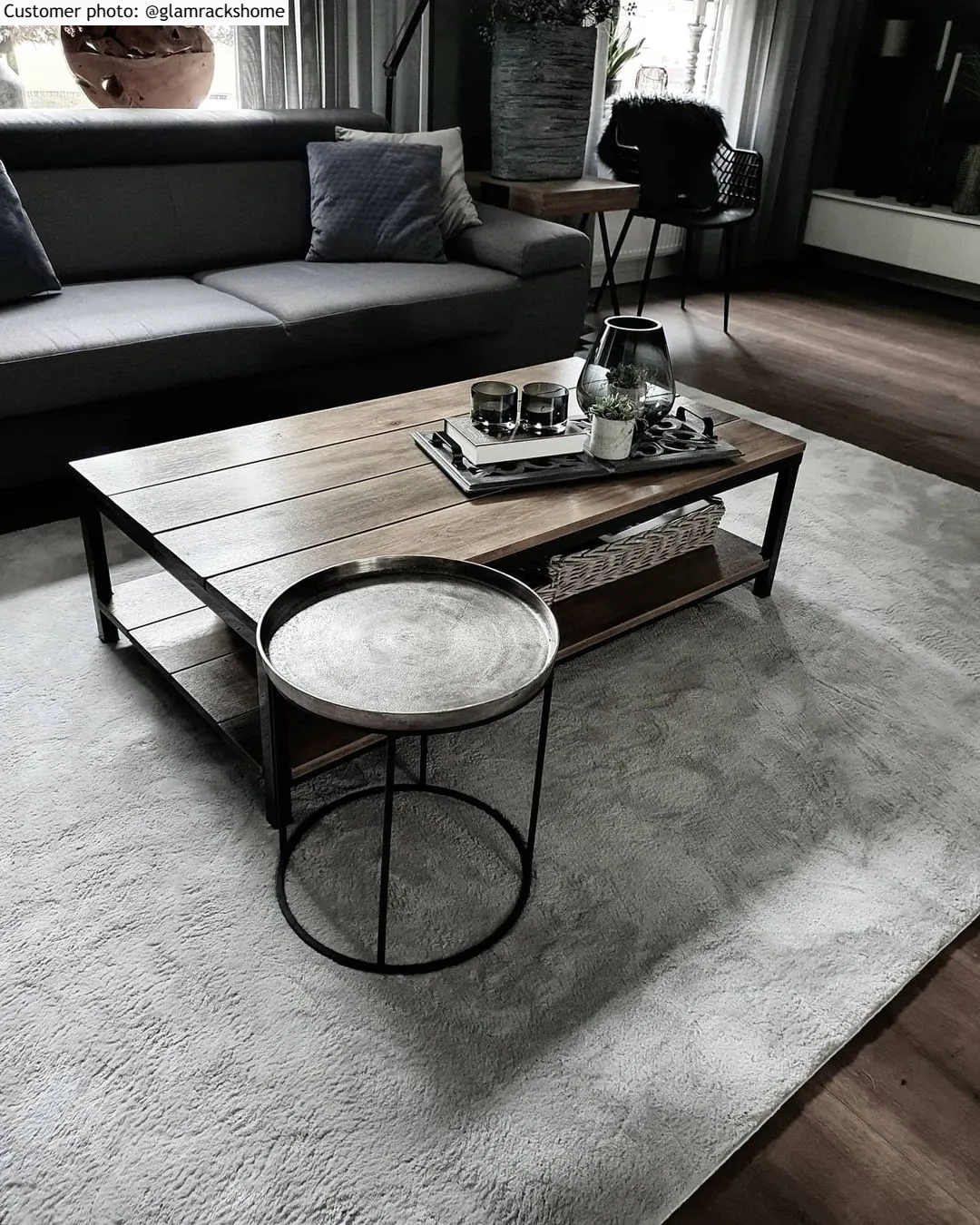 Tapis moelleux - Aranga Super Soft Fur (gris)