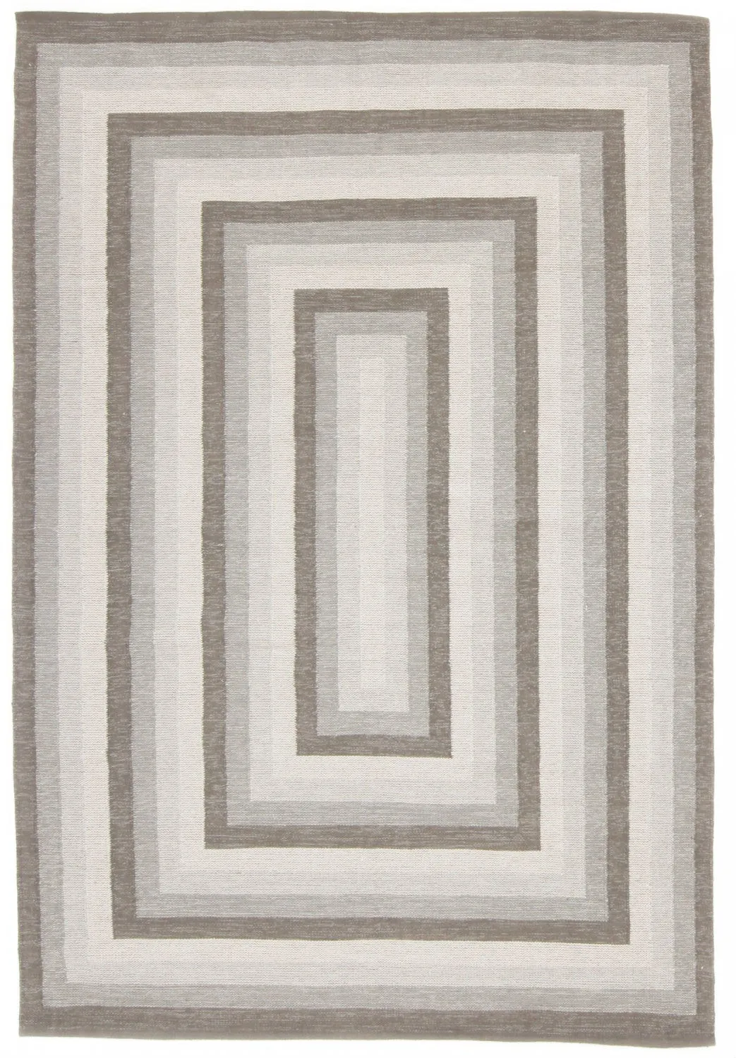 Tapis en patchwork - Chania (gris)