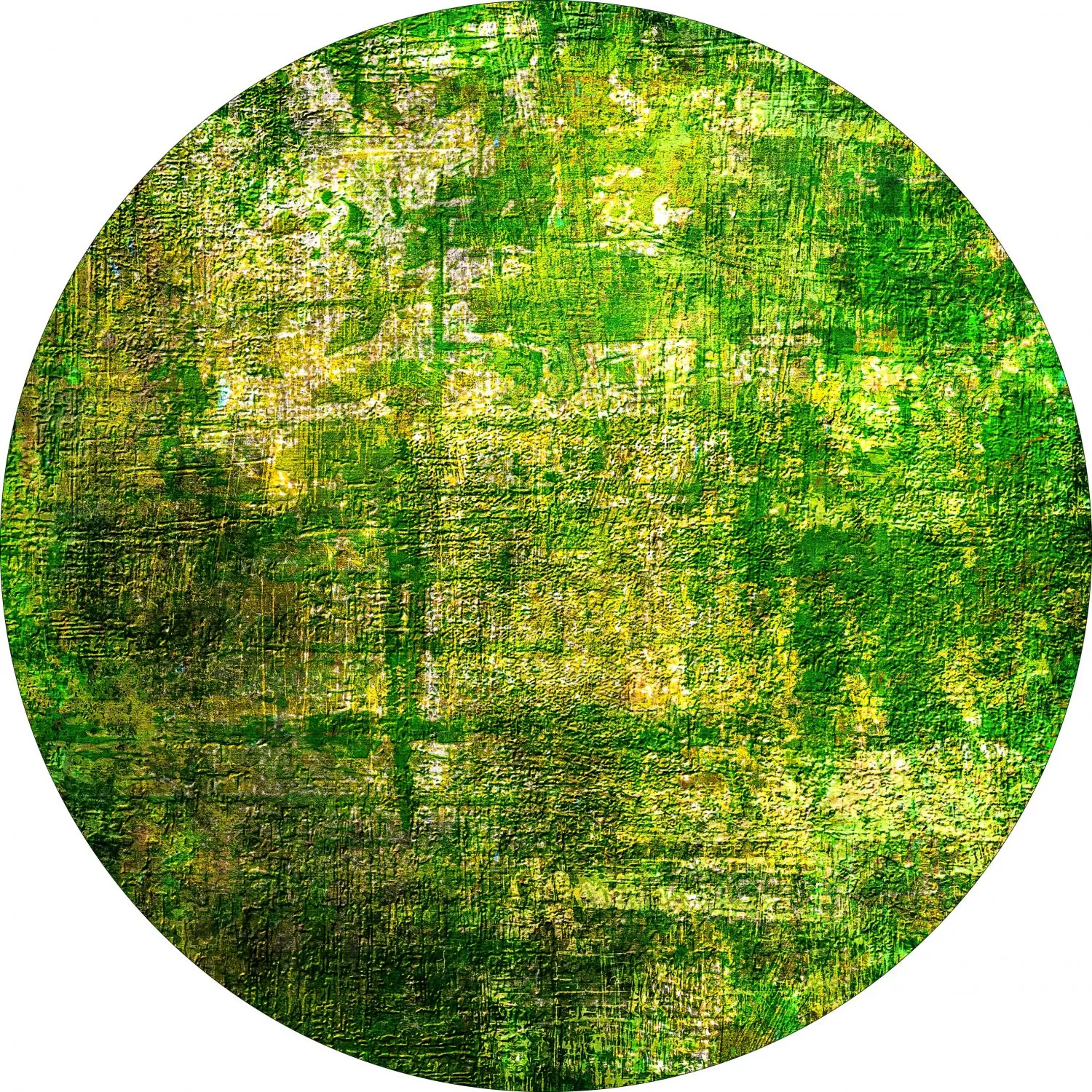 Tapis rond - Padron (vert)