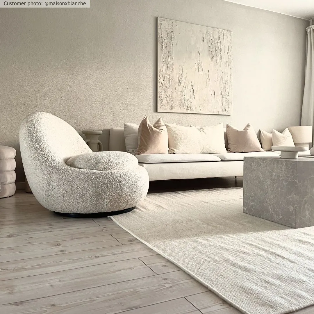 Tapis en laine - Hamilton (blanc)