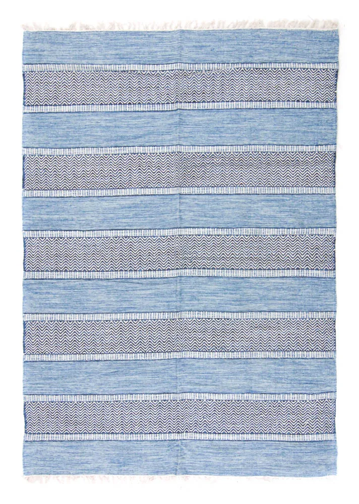 Tapis patchwork - Havtorn (bleu)