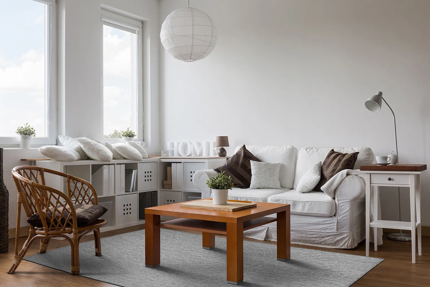 Tapis d’intérieur et d’extérieur - Hayden (gris)