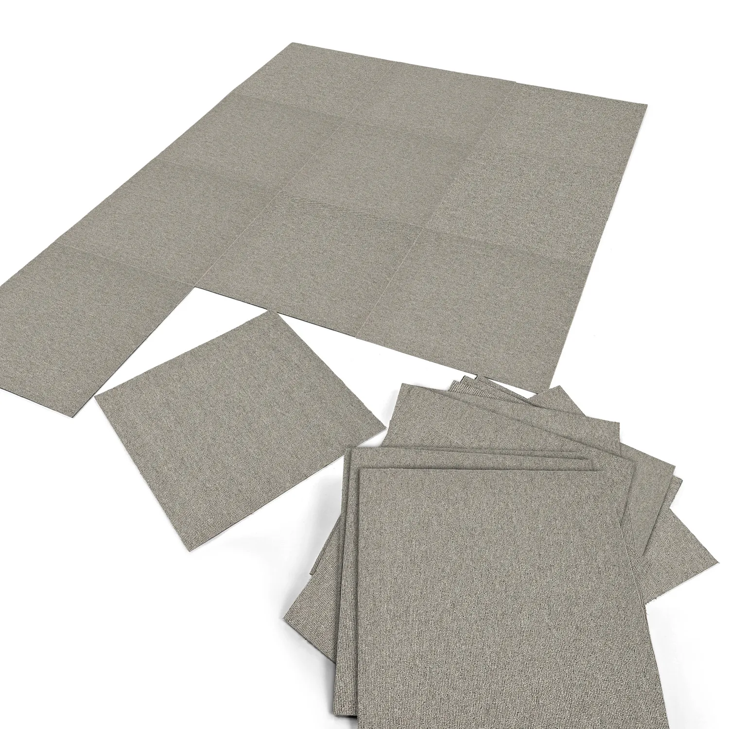 Moquette - Almeria Dalles textiles 24 unités (gris)