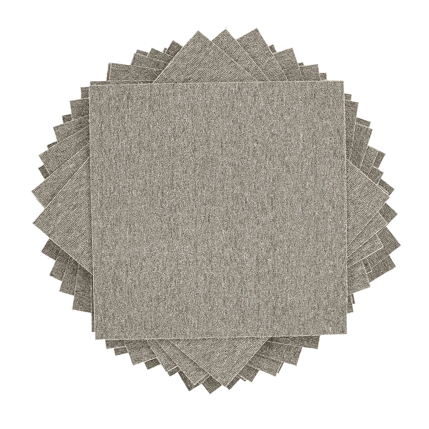 Moquette - Almeria Dalles textiles 24 unités (gris)