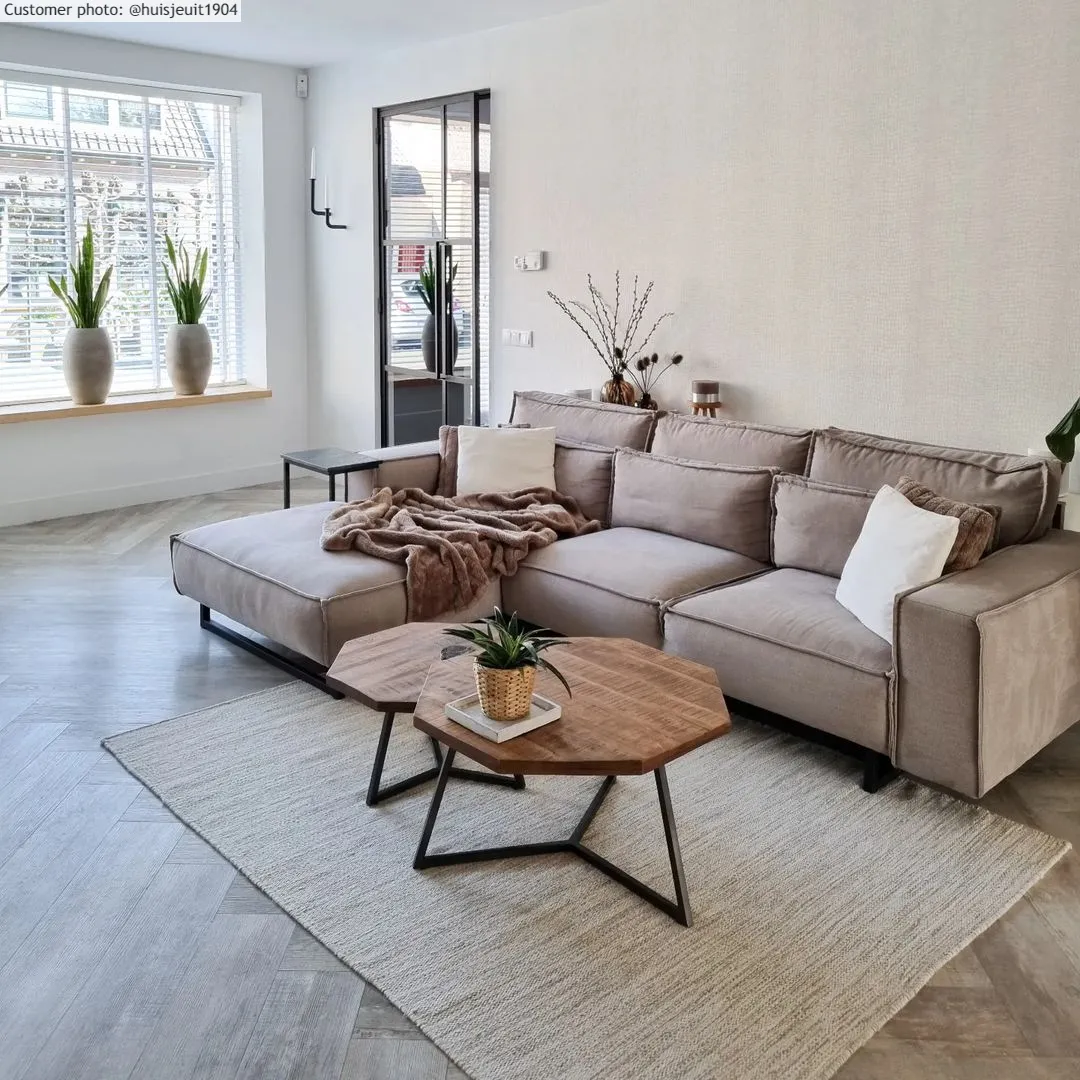 Tapis en laine - Dhurry (naturel)
