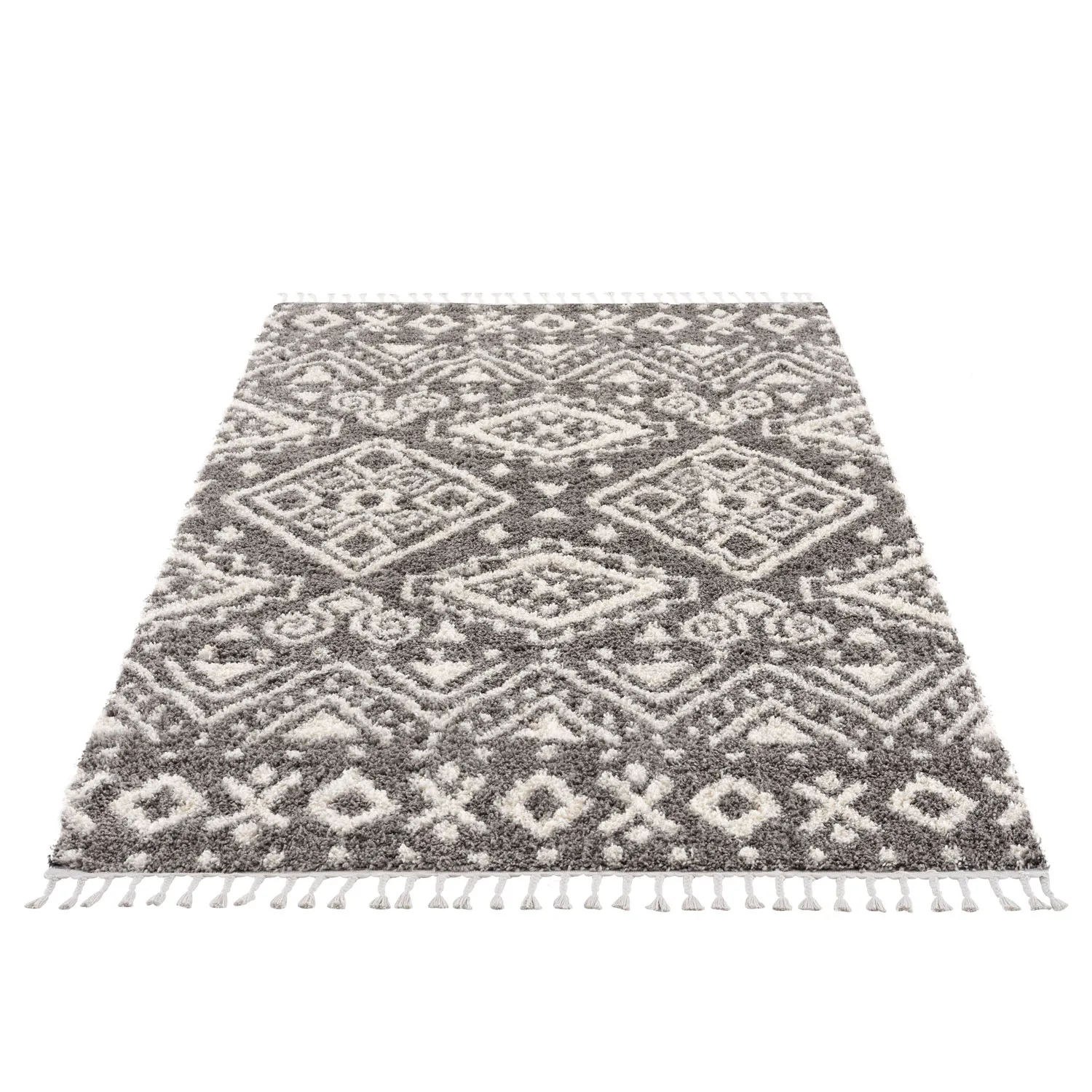 Tapis à poils longs - Imbabura (gris)