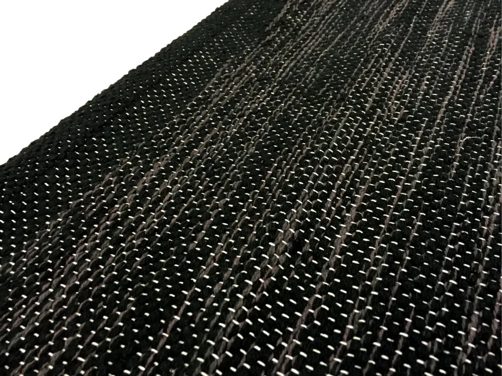 Tapis chiffons - Slite (noir)