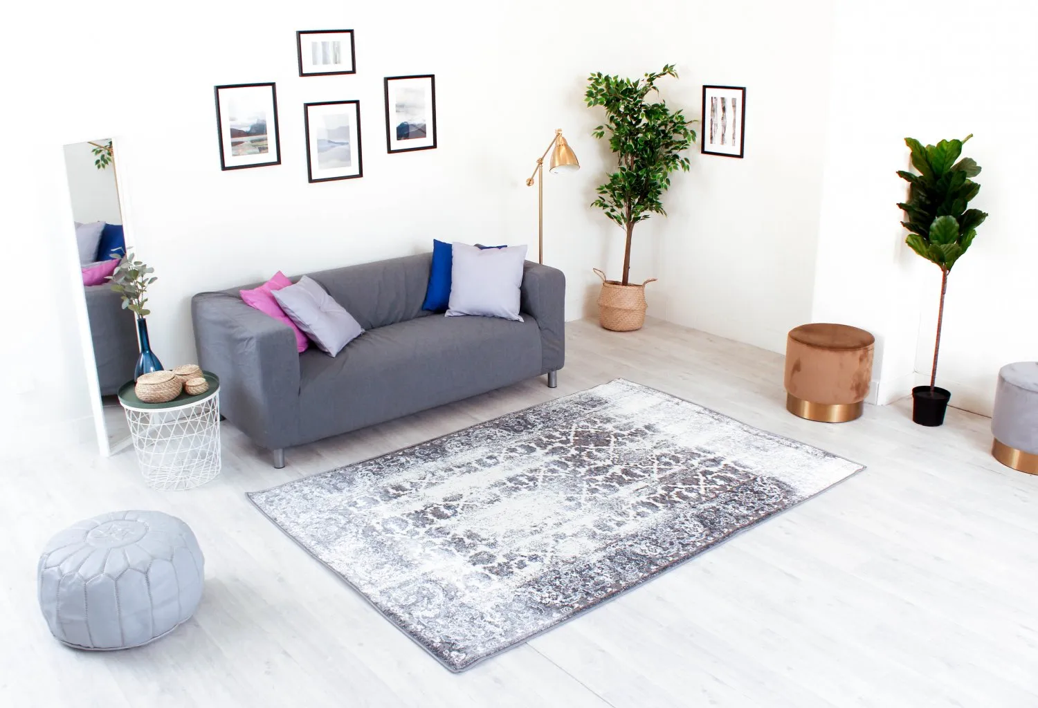 Tapis Wilton - Varde (gris)