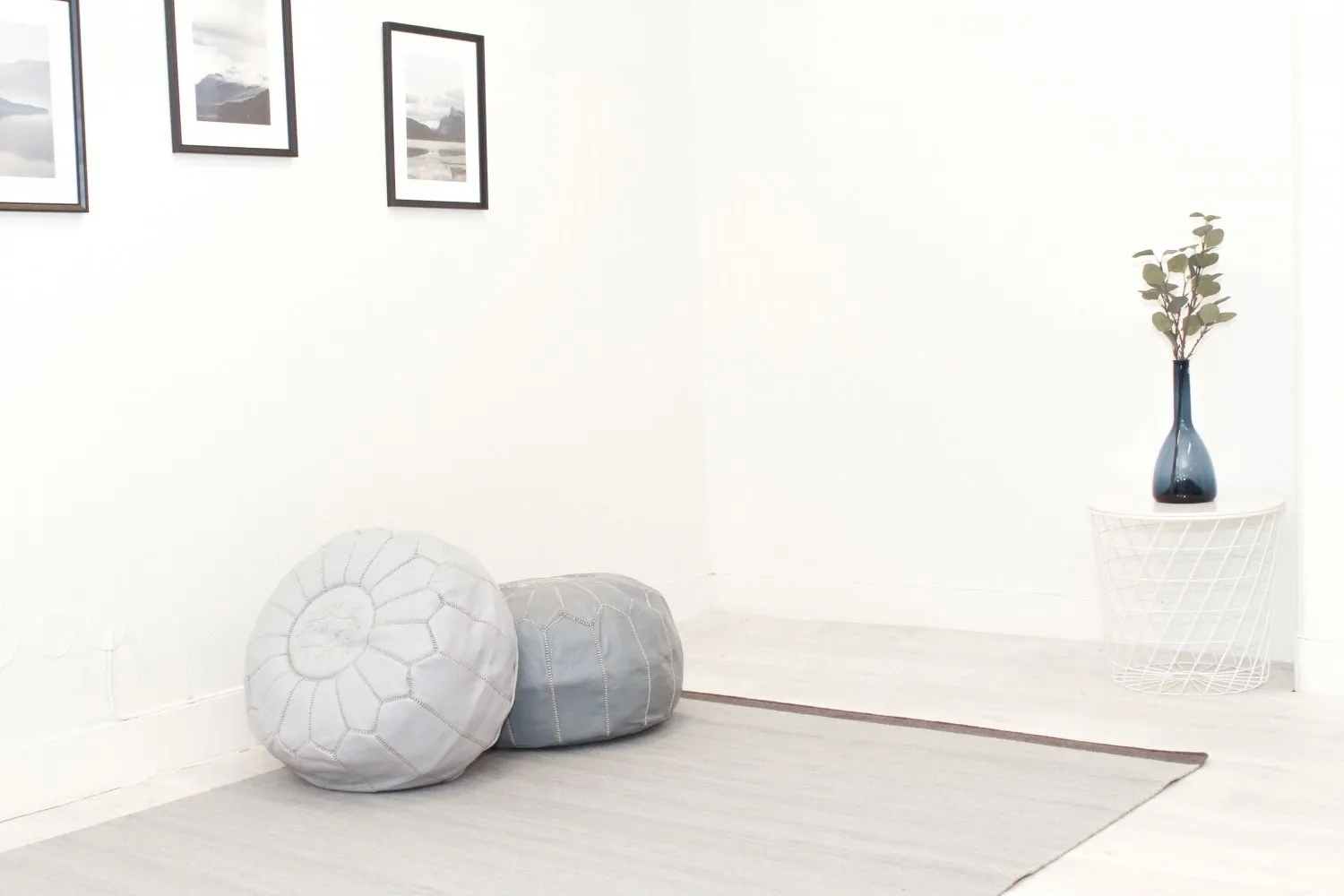 Tapis en laine - Kandia (gris clair)