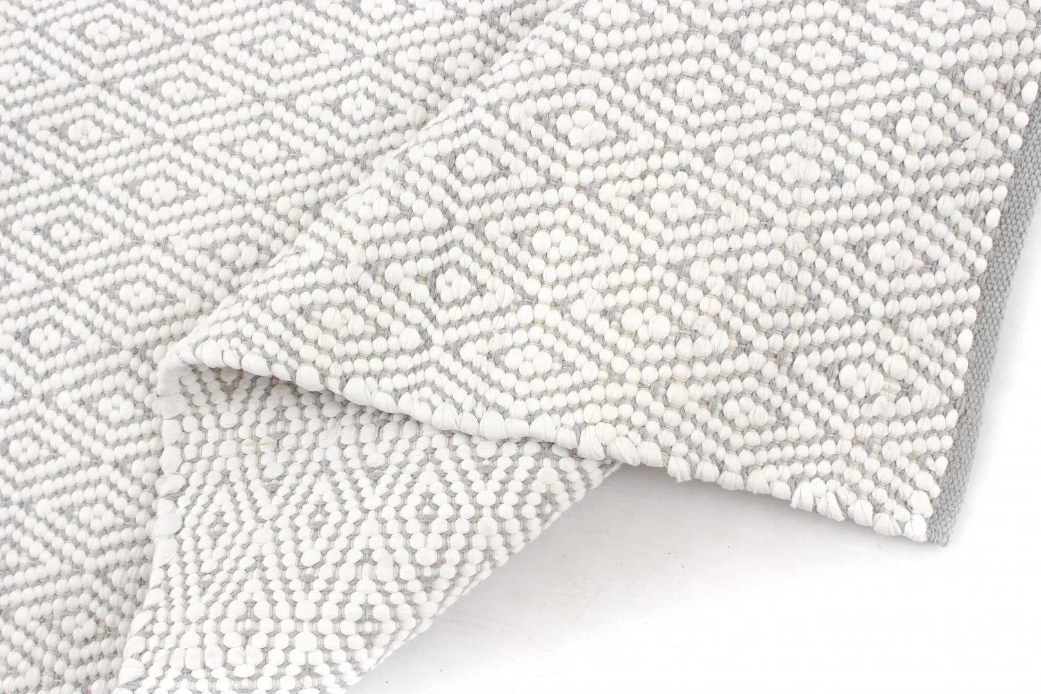 Tapis en patchwork - Falster (gris)