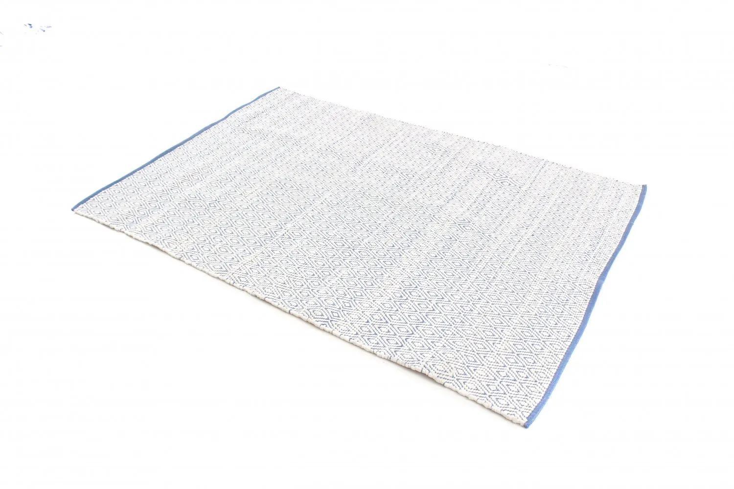 Tapis en patchwork - Falster (bleu)