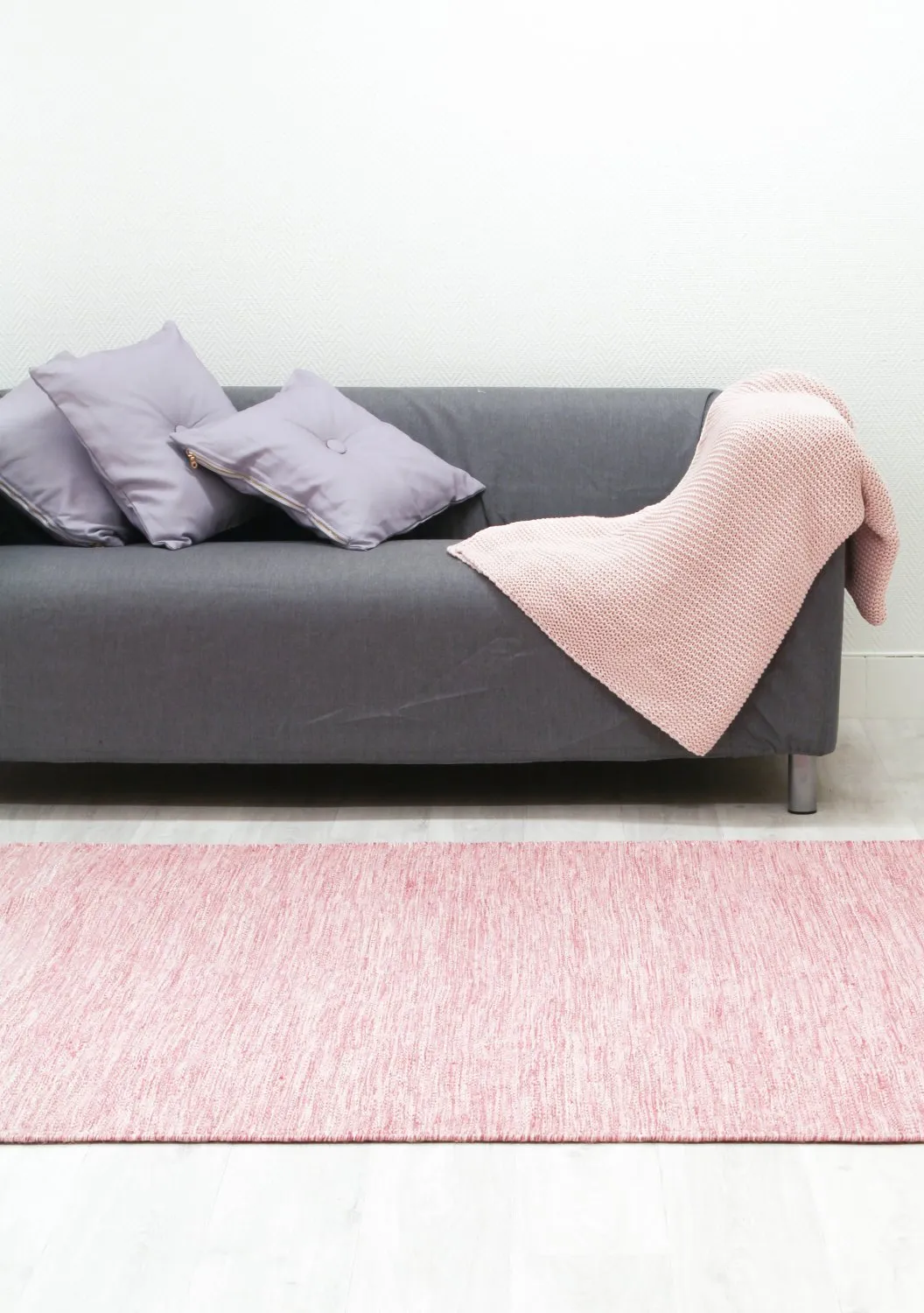 Tapis en laine - Wellington (rose)