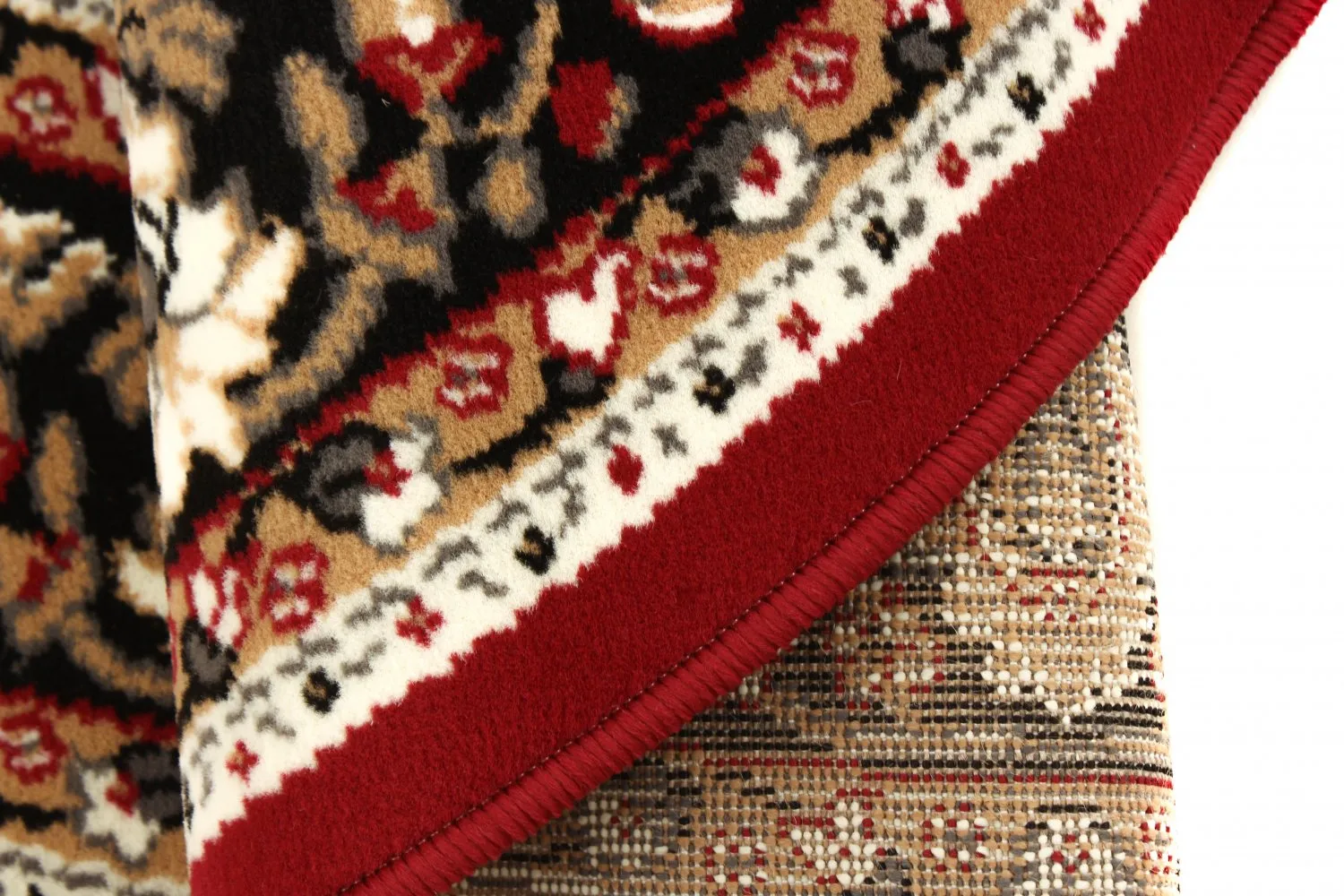 Tapis rond - Peking (rouge)