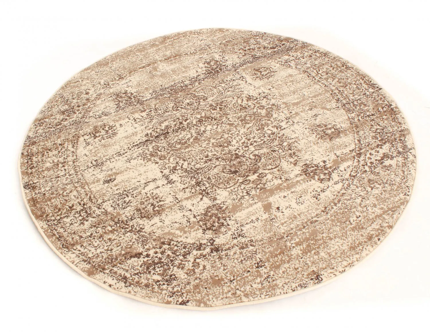 Tapis rond - Peking Royal (blanc)
