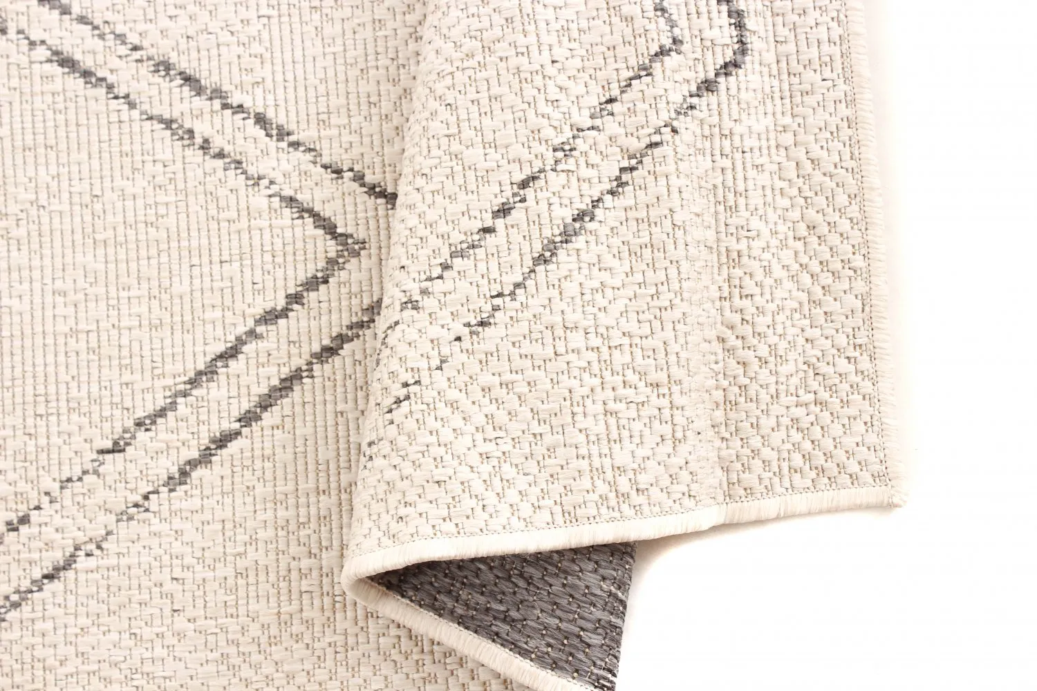 Tapis Intérieurs/Extérieurs - Brussels Diamond (blanc)