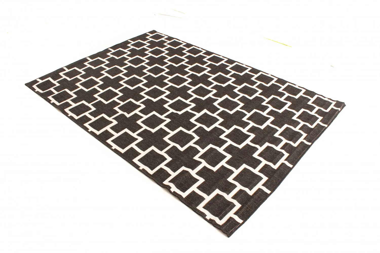 Tapis Intérieurs/Extérieurs - Brussels Silver (noir)