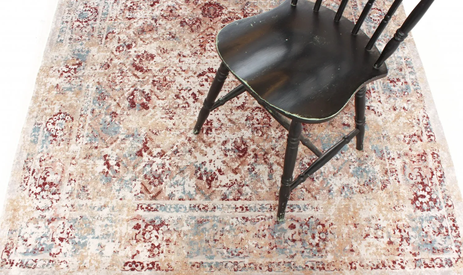 Tapis Wilton - Douz (bleu/multicolore)
