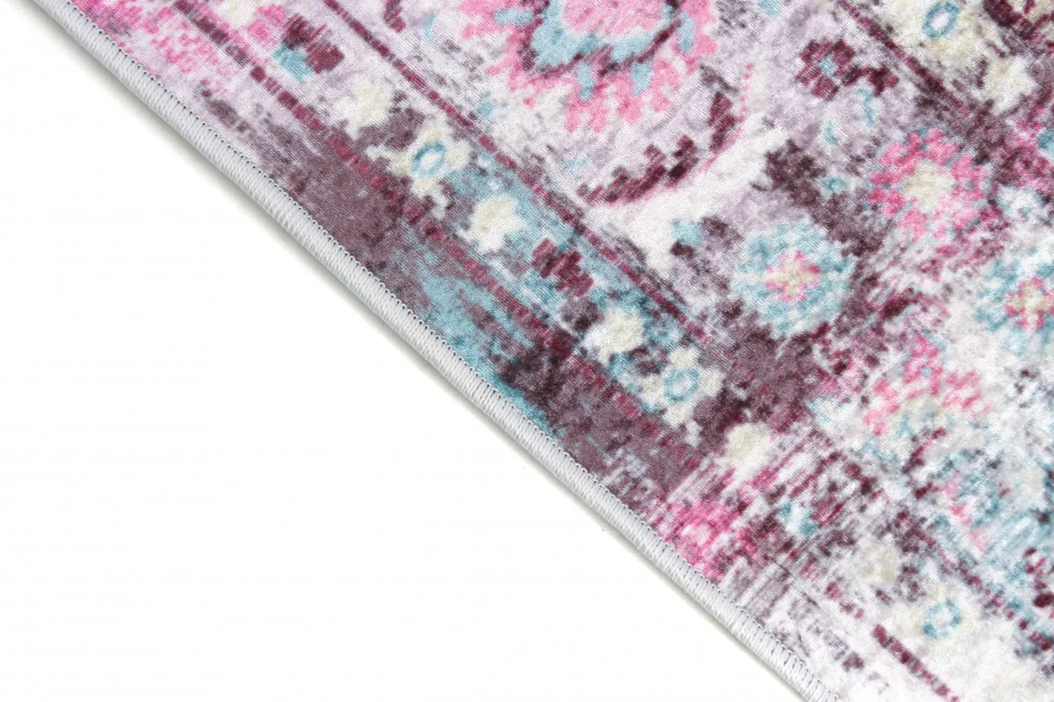 Tapis Wilton - Jedaida (rose/multicolore)