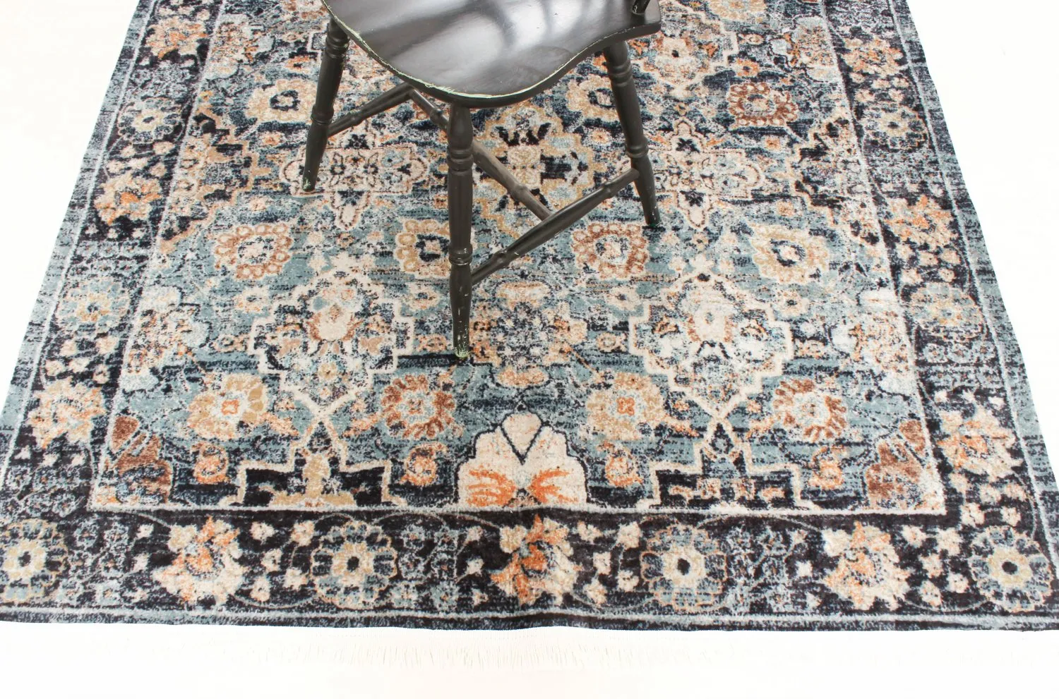 Tapis Wilton - Fernana (bleu/multicolore)