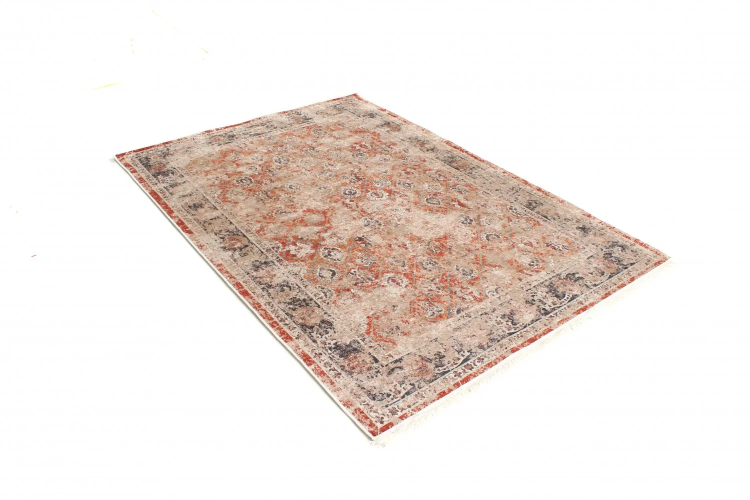 Tapis Wilton - Douz (rouge/multicolore)