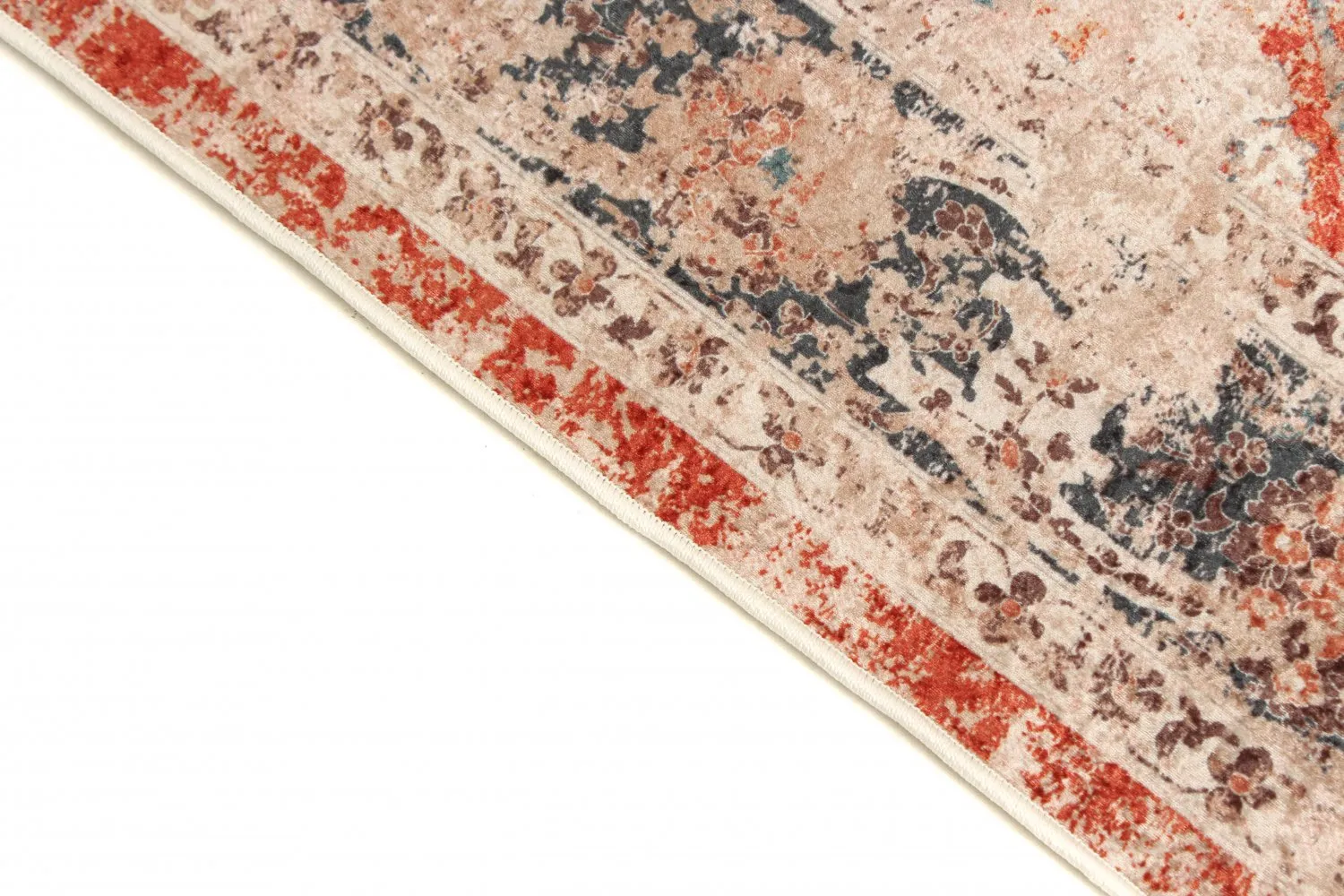Tapis Wilton - Douz (rouge/multicolore)