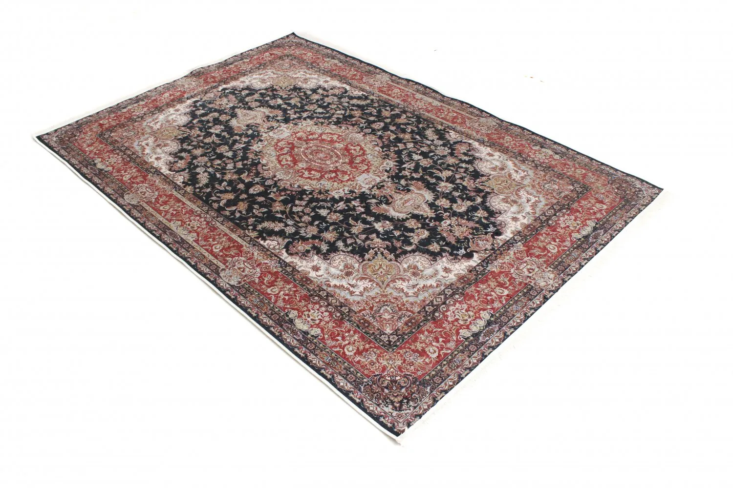 Tapis Wilton - Vakifli (bleu/multicolore)