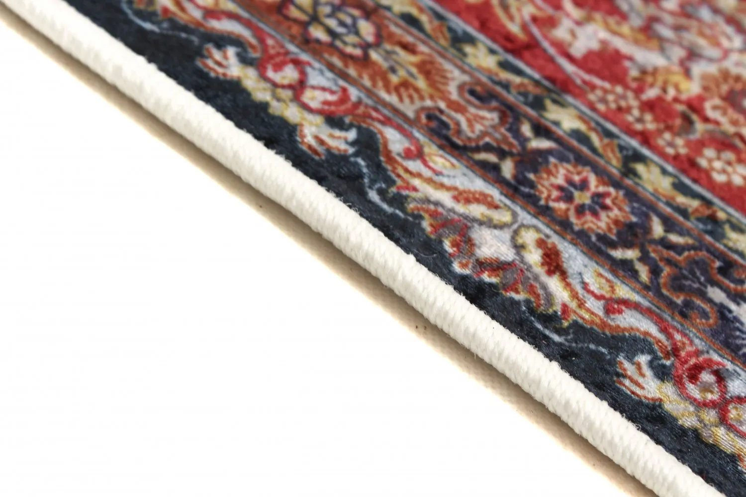 Tapis Wilton - Vakifli (bleu/multicolore)