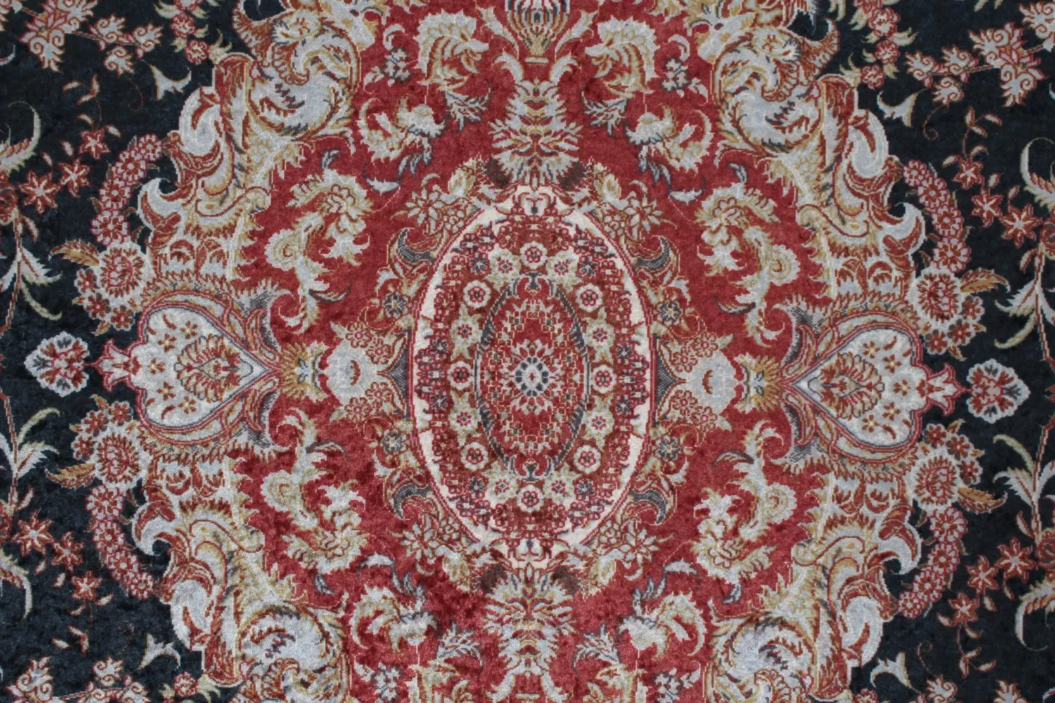 Tapis Wilton - Vakifli (bleu/multicolore)