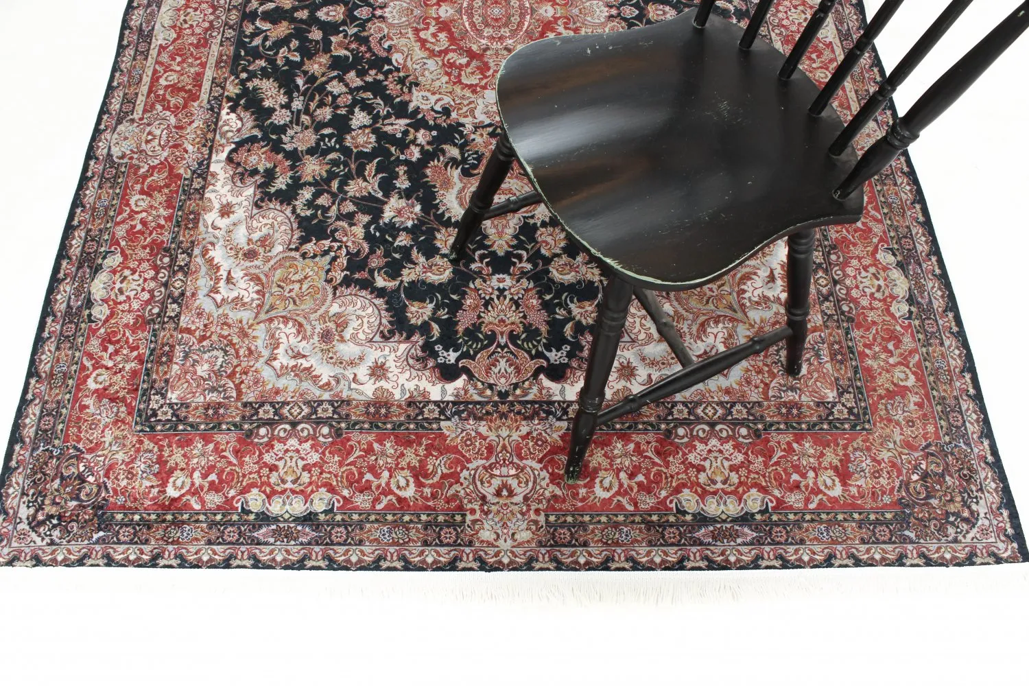 Tapis Wilton - Vakifli (bleu/multicolore)