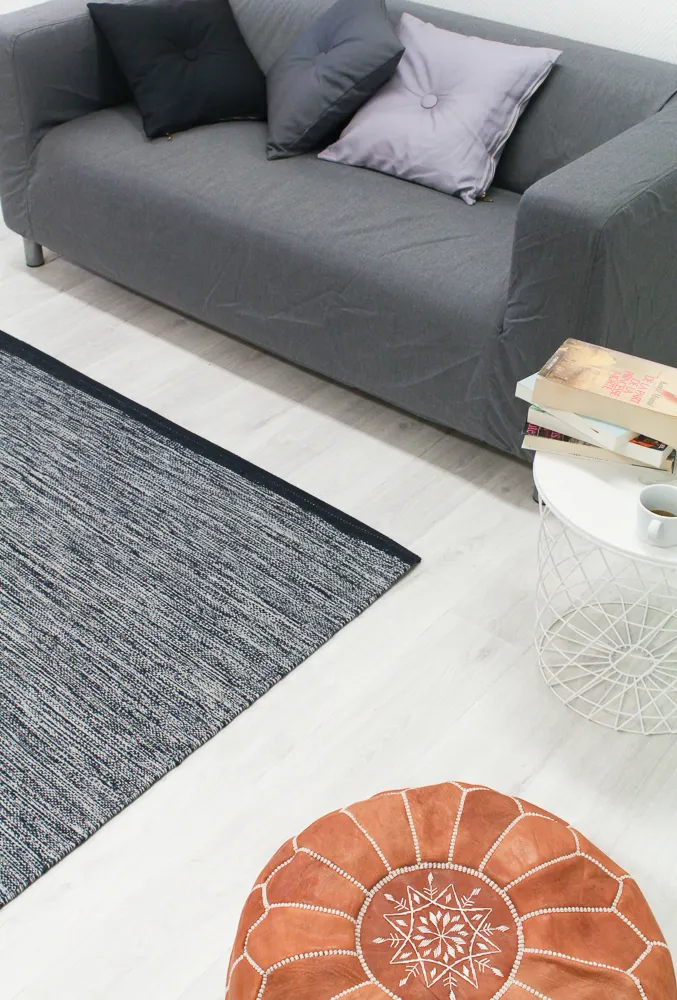 Tapis patchwork - Slite (gris)