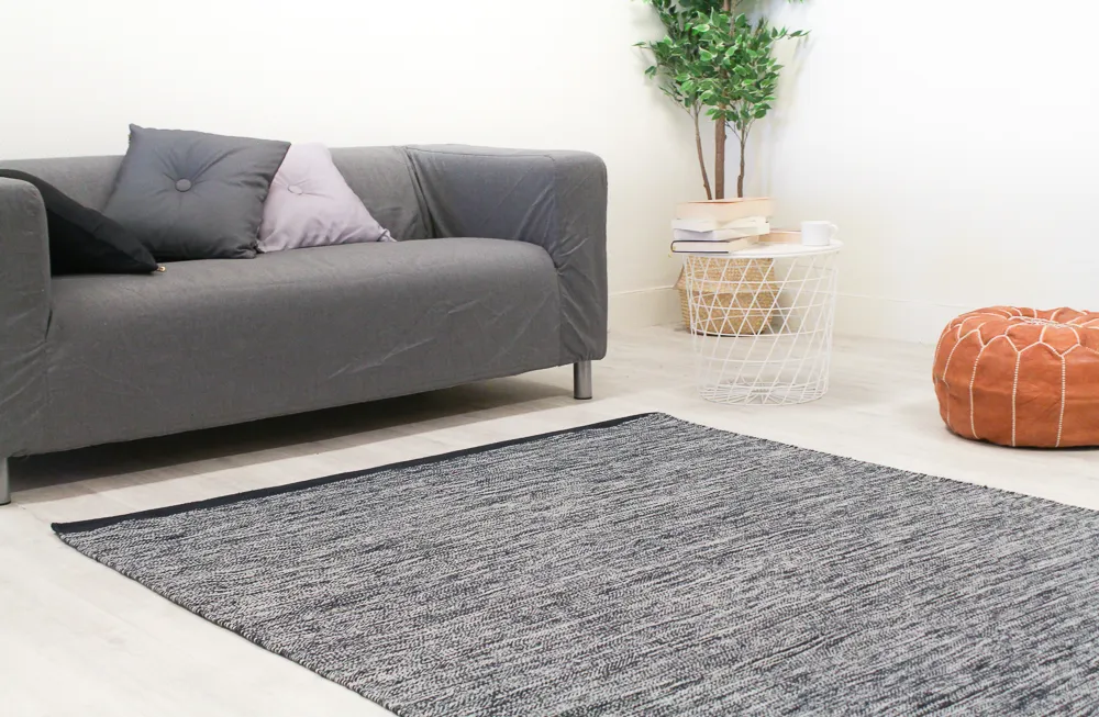 Tapis patchwork - Slite (gris)