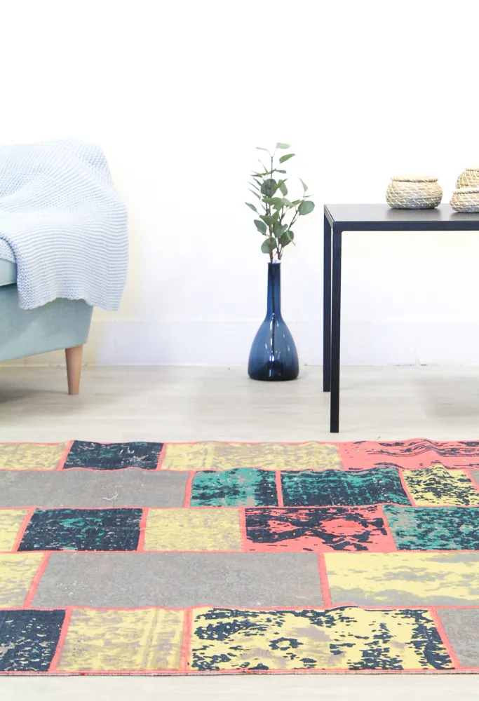 Tapis patchwork - Bastia (multicolore)