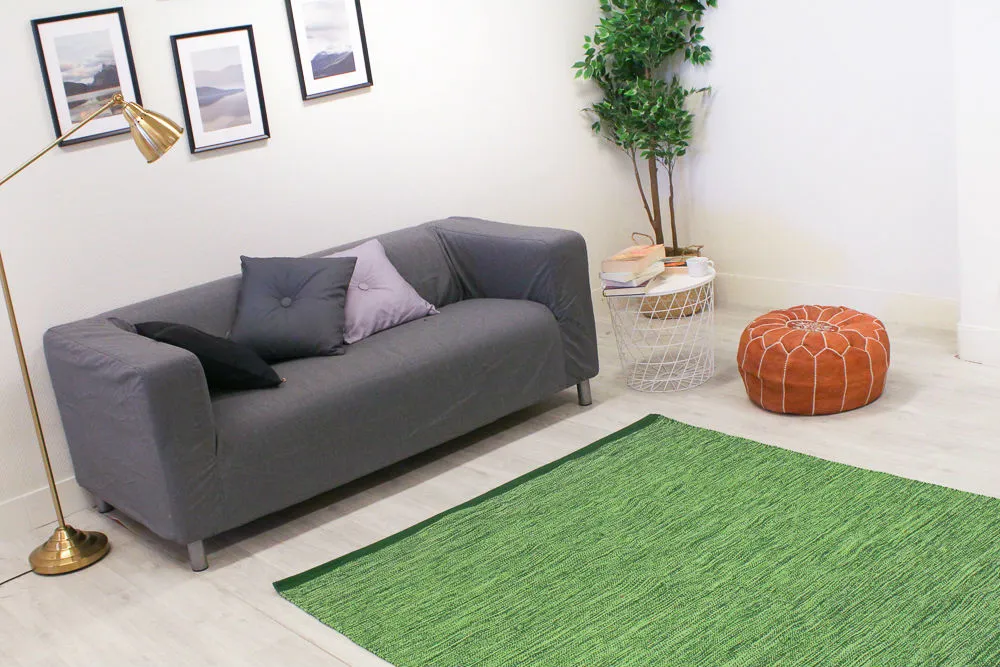 Tapis patchwork - Slite (vert)