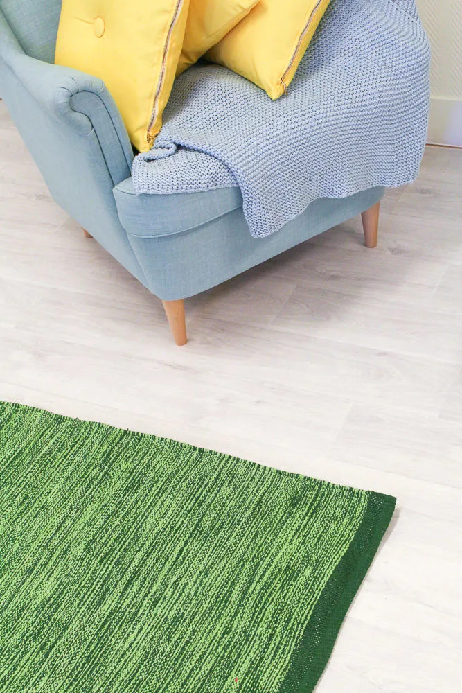 Tapis patchwork - Slite (vert)