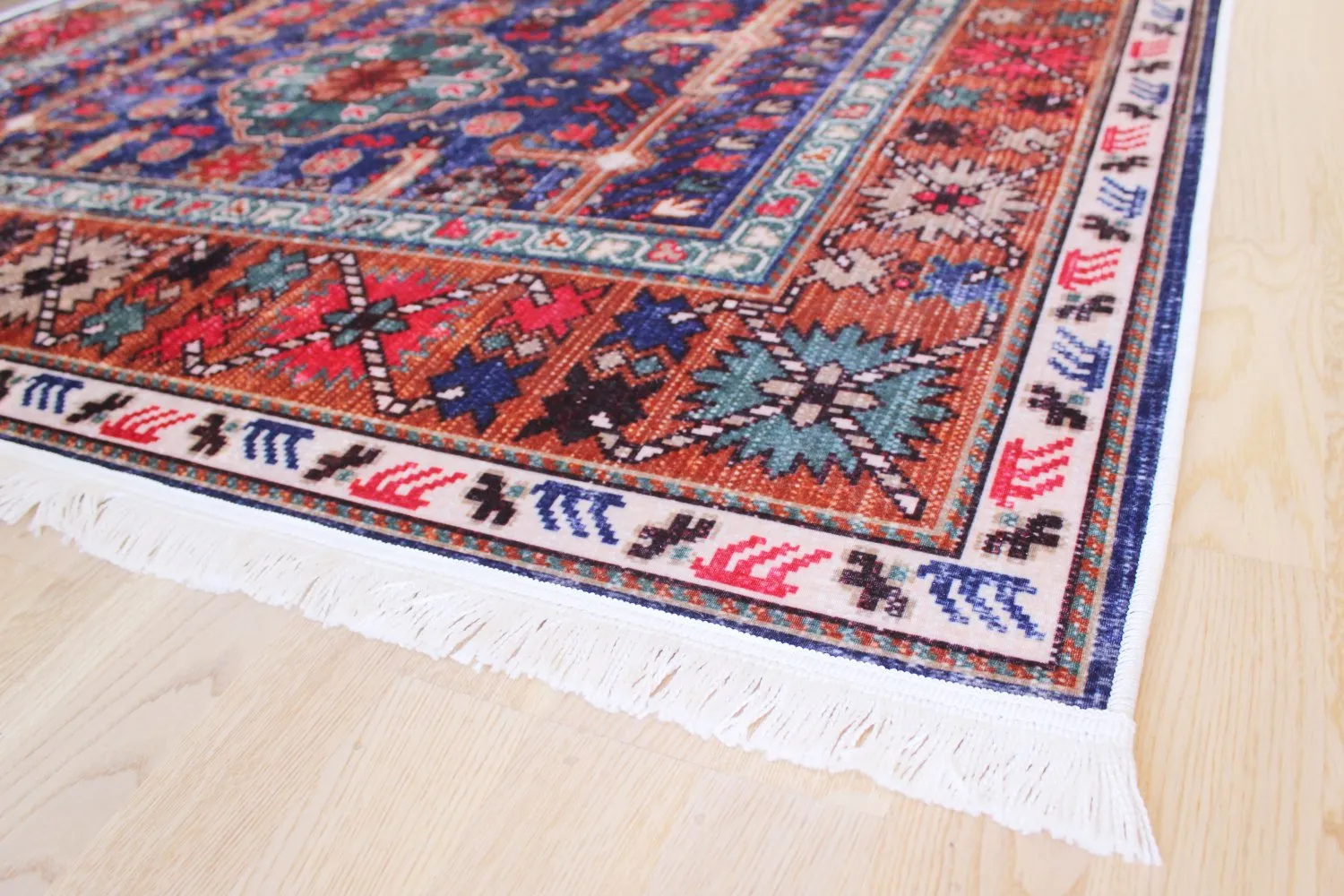 Tapis Wilton - Patnos (bleu/multicolore)