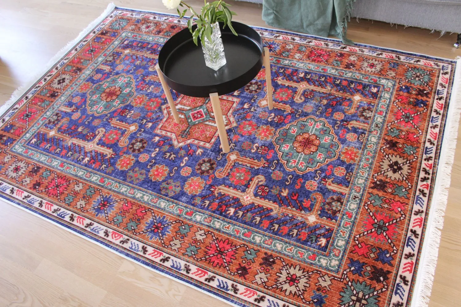 Tapis Wilton - Patnos (bleu/multicolore)