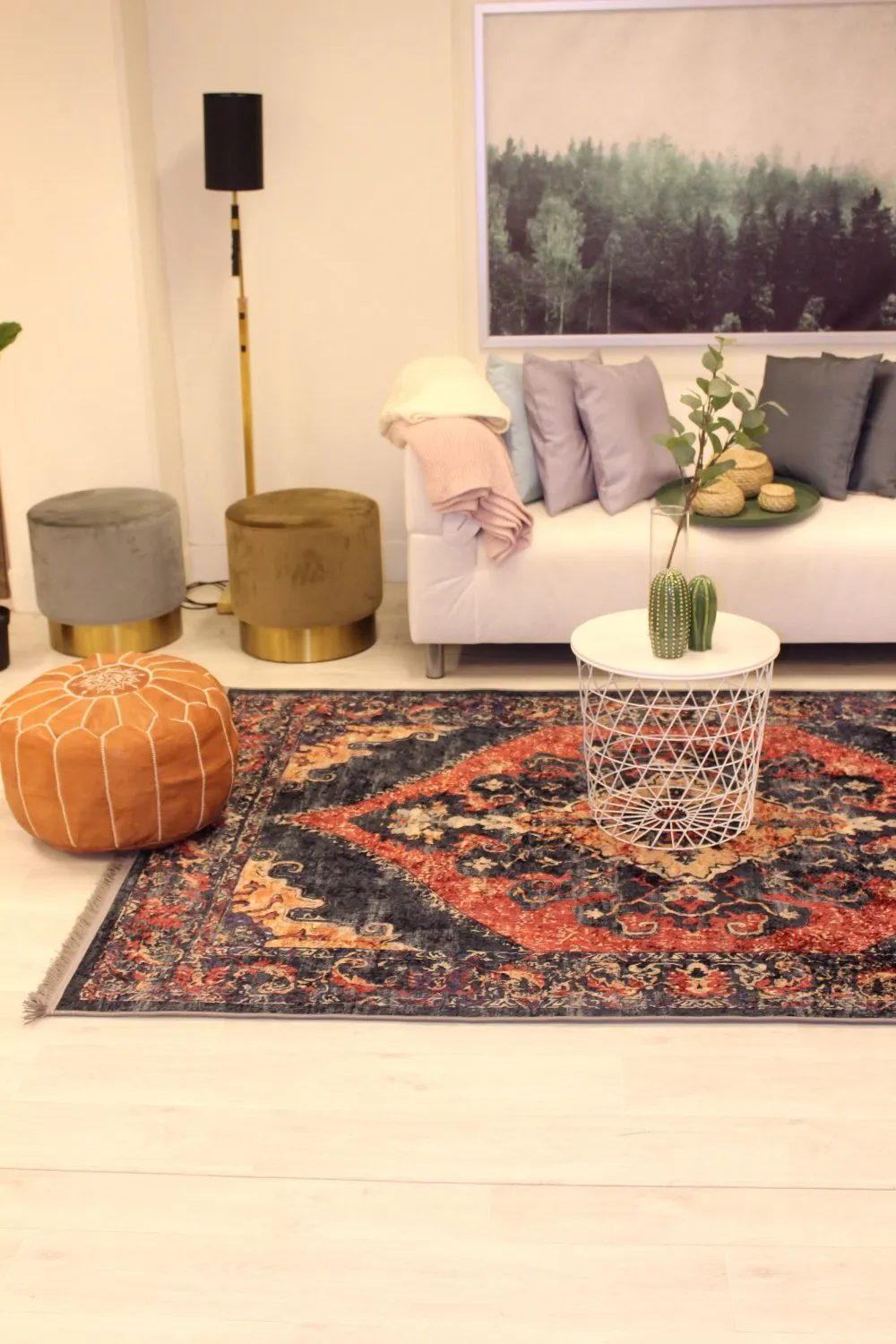 Tapis rond - Tabarka (multicolore)