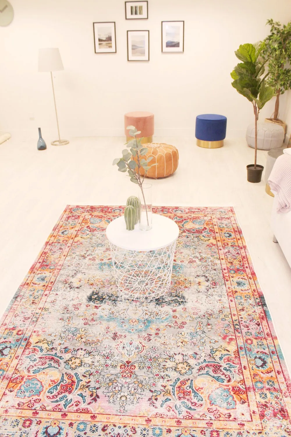 Tapis rond - Jedaida (multicolore)