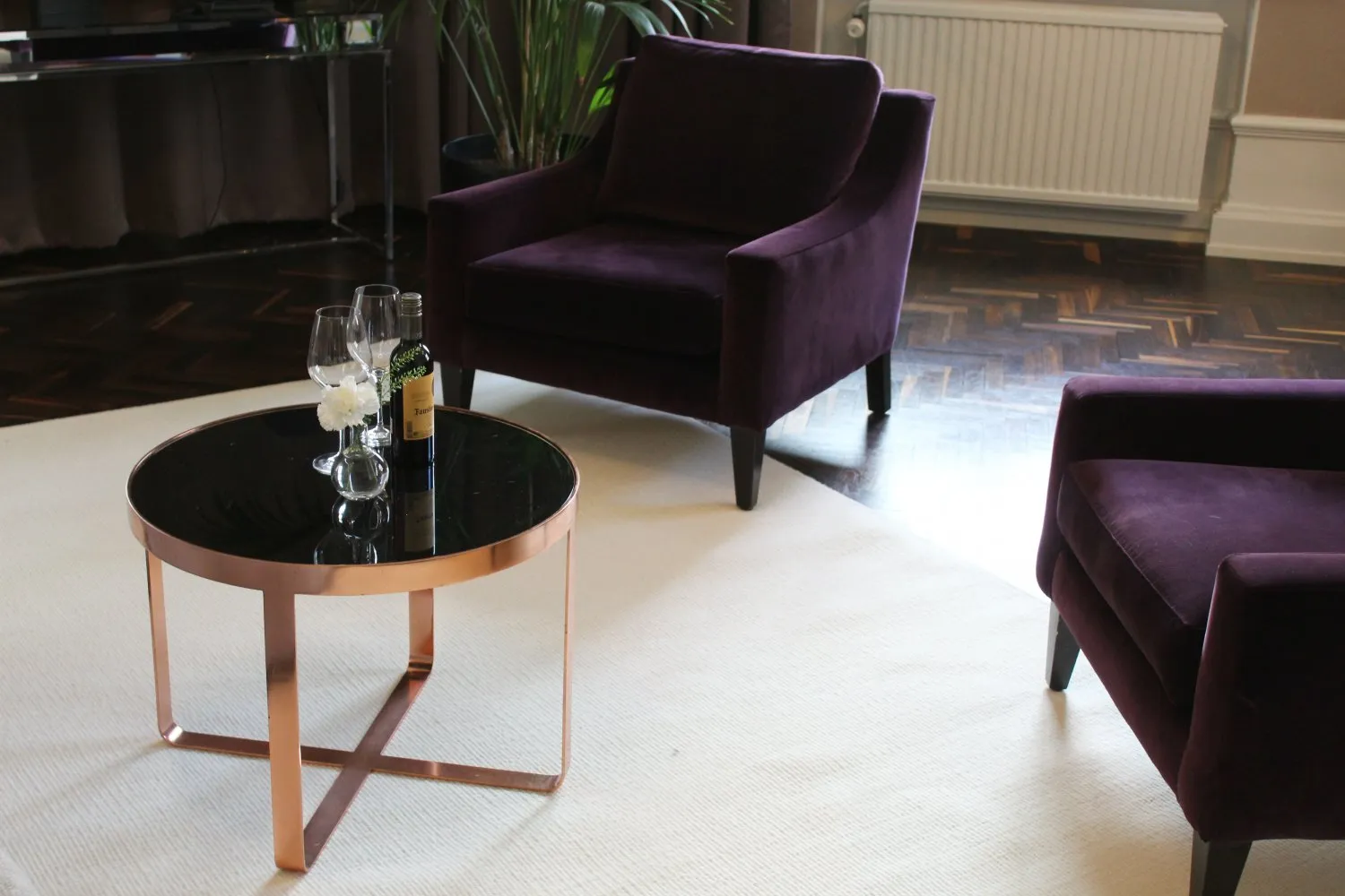 Tapis en laine - Hamilton (blanc)
