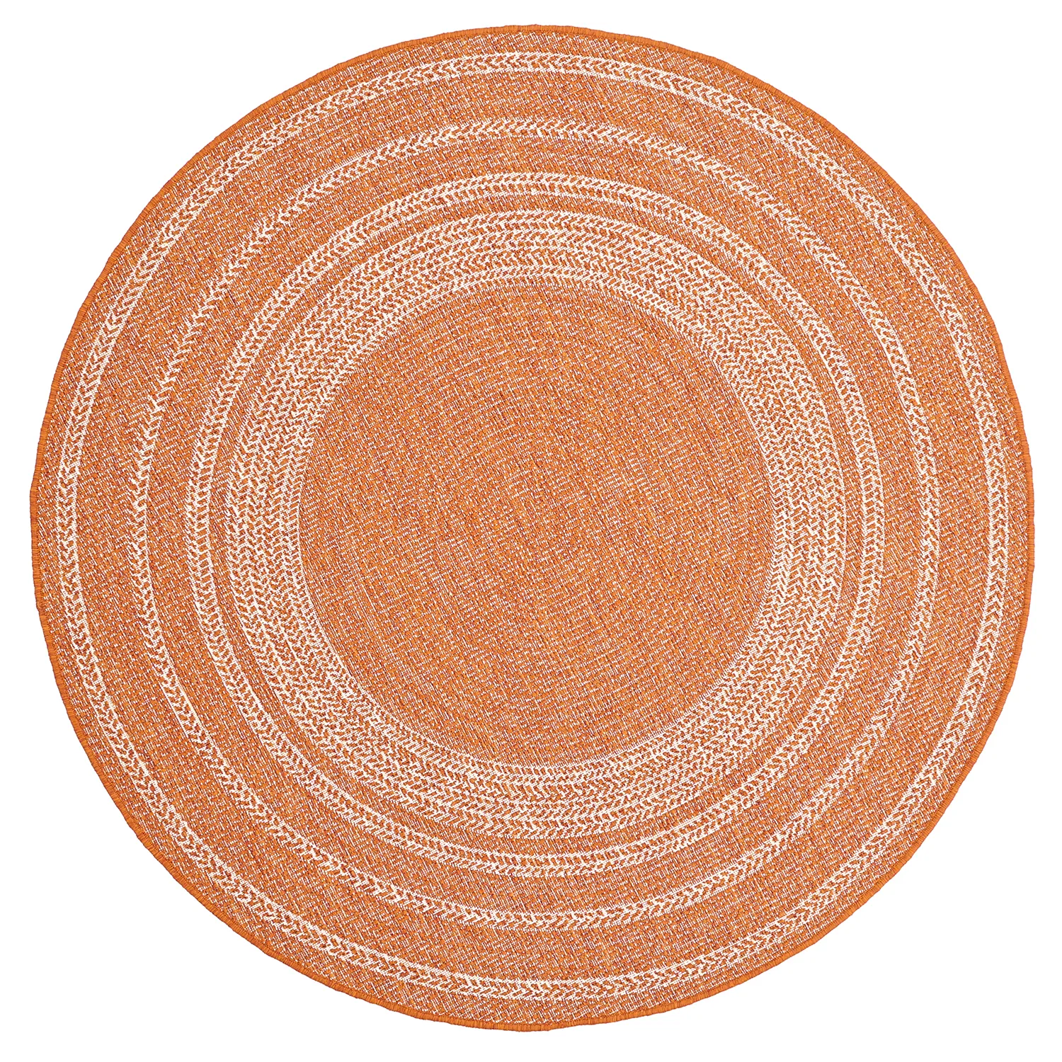 Tapis rond - Indoor/Outdoor Angus (rouge)