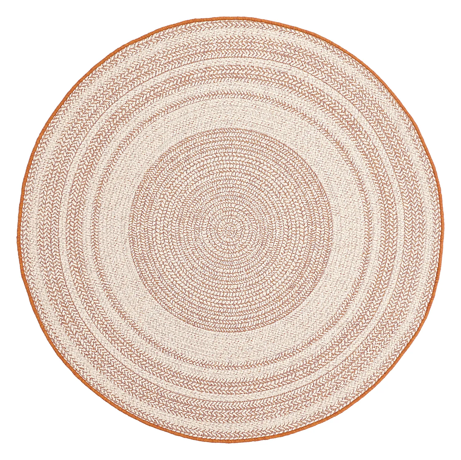 Tapis rond - Indoor/Outdoor Angus (rouge)