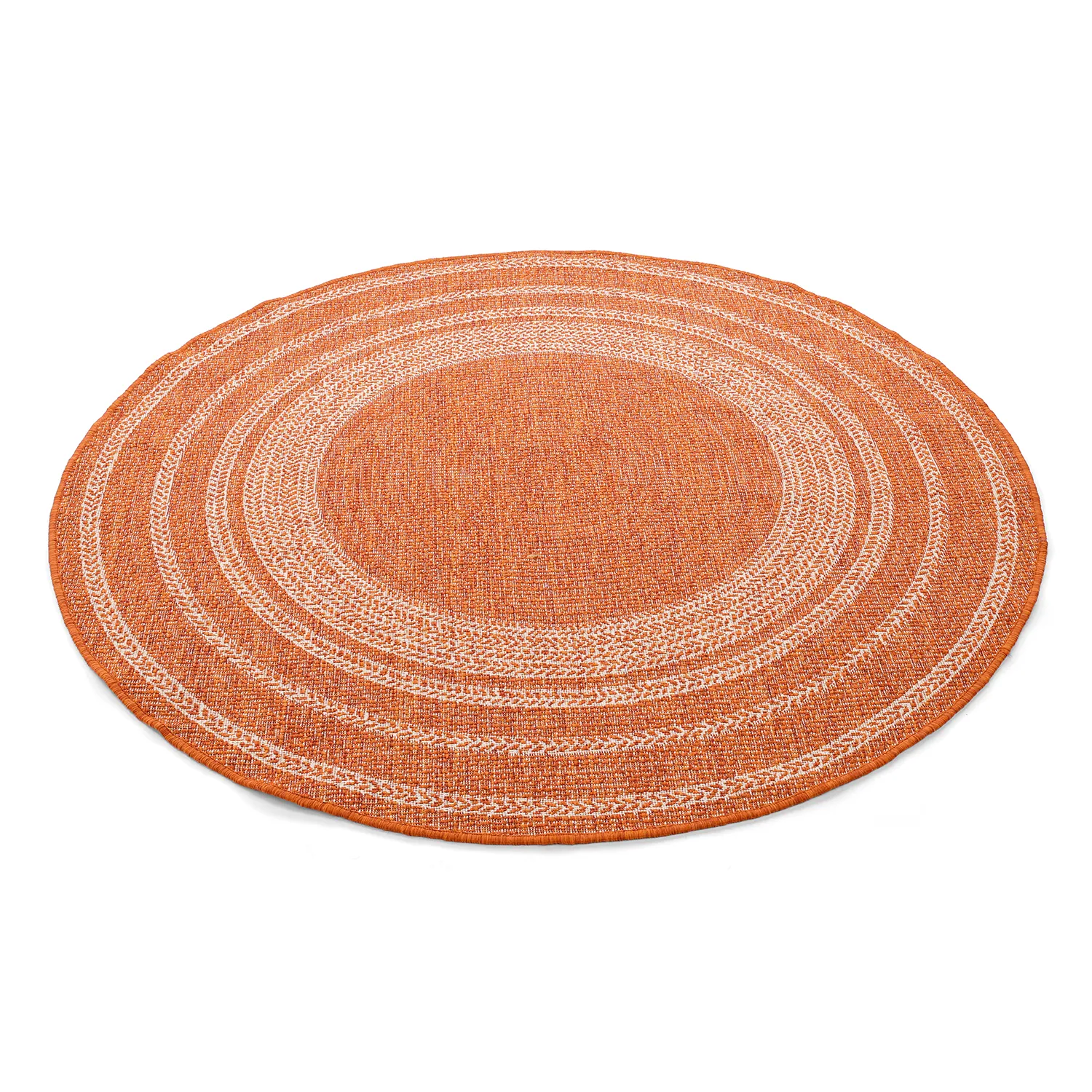 Tapis rond - Indoor/Outdoor Angus (rouge)