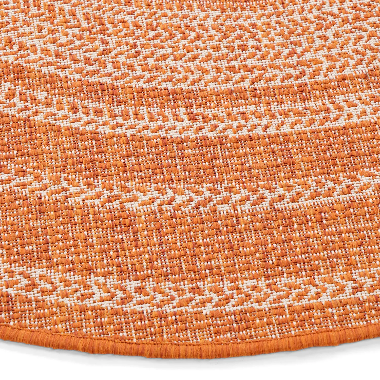 Tapis rond - Indoor/Outdoor Angus (rouge)