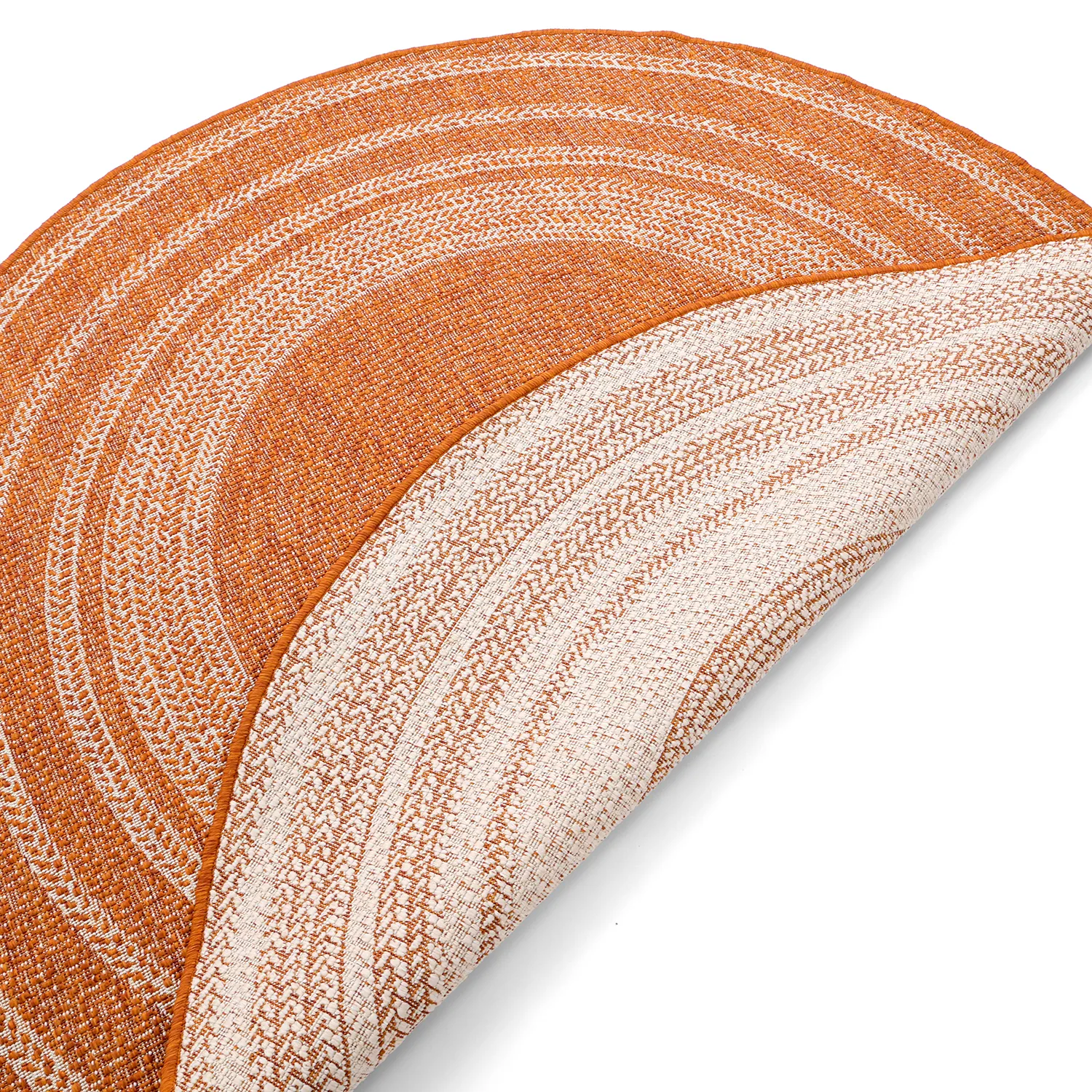 Tapis rond - Indoor/Outdoor Angus (rouge)