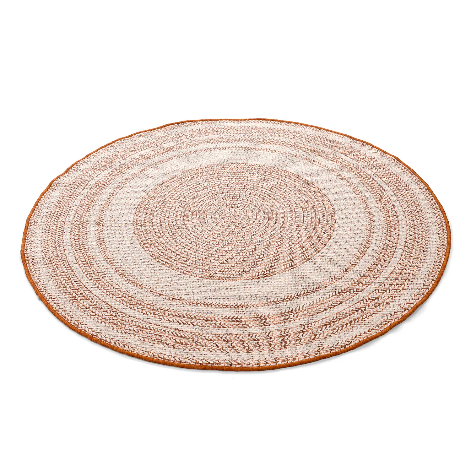 Tapis rond - Indoor/Outdoor Angus (rouge)
