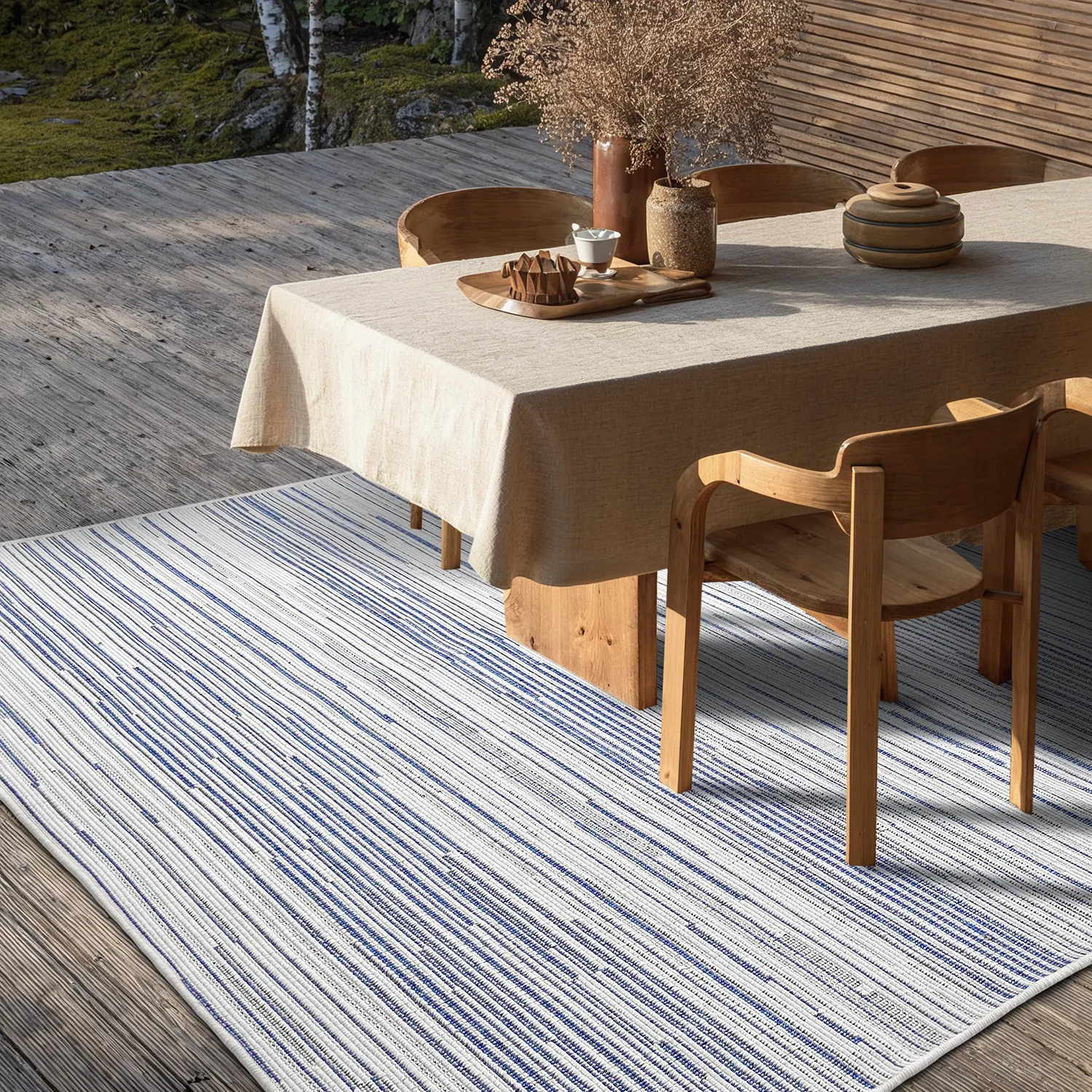 Tapis Intérieurs/Extérieurs - utomhusmatta - Arcata (bleu)